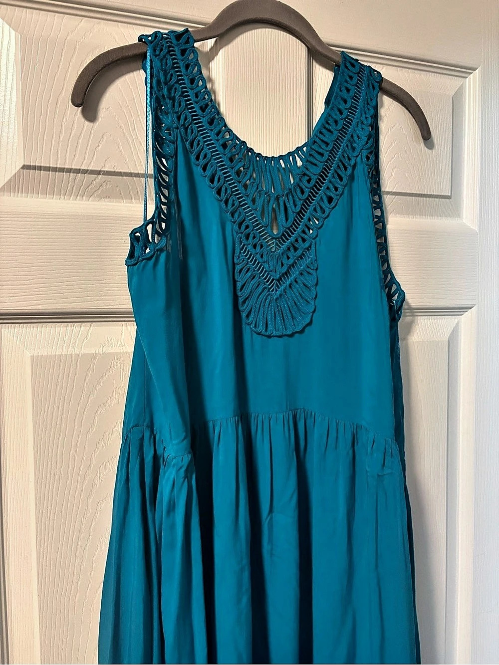 Free People Santa Maria Maxi Dress in Blue